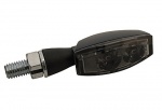 254-300 LED Rücklicht/Blinker Einheit BLAZE, schwarzes Metallgehäuse, getöntes Glas, Paar, E-geprüft. waterproof connector